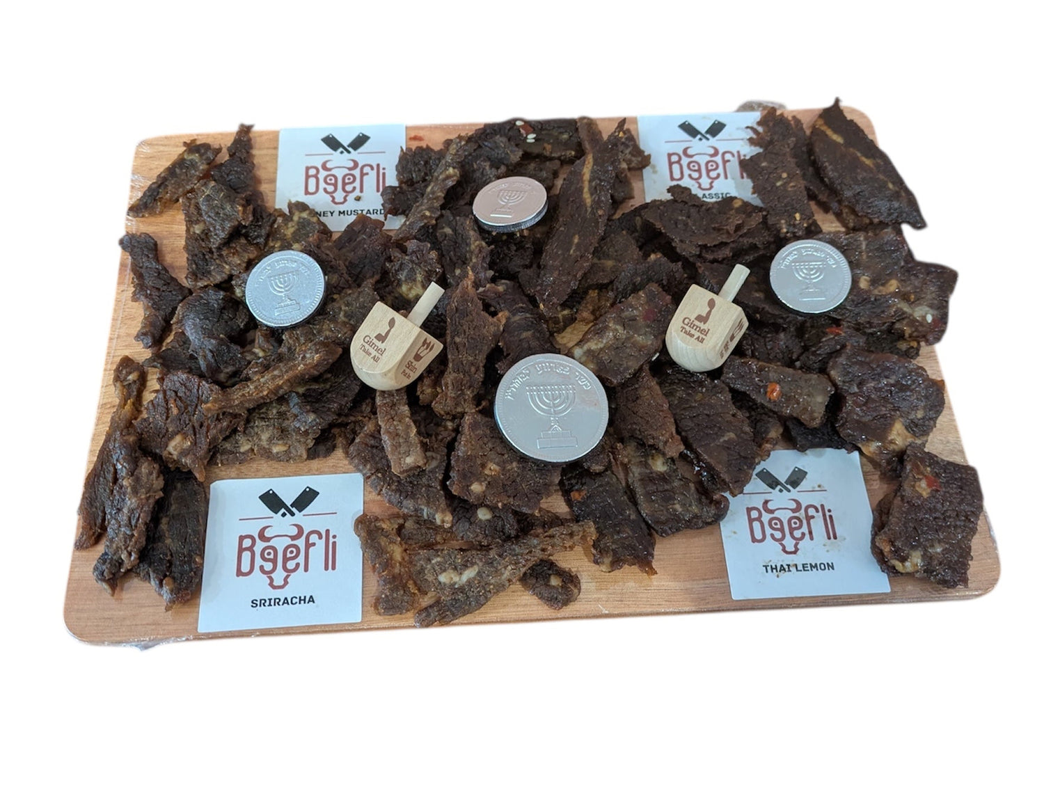 Large Chanukah Jerky Board Special